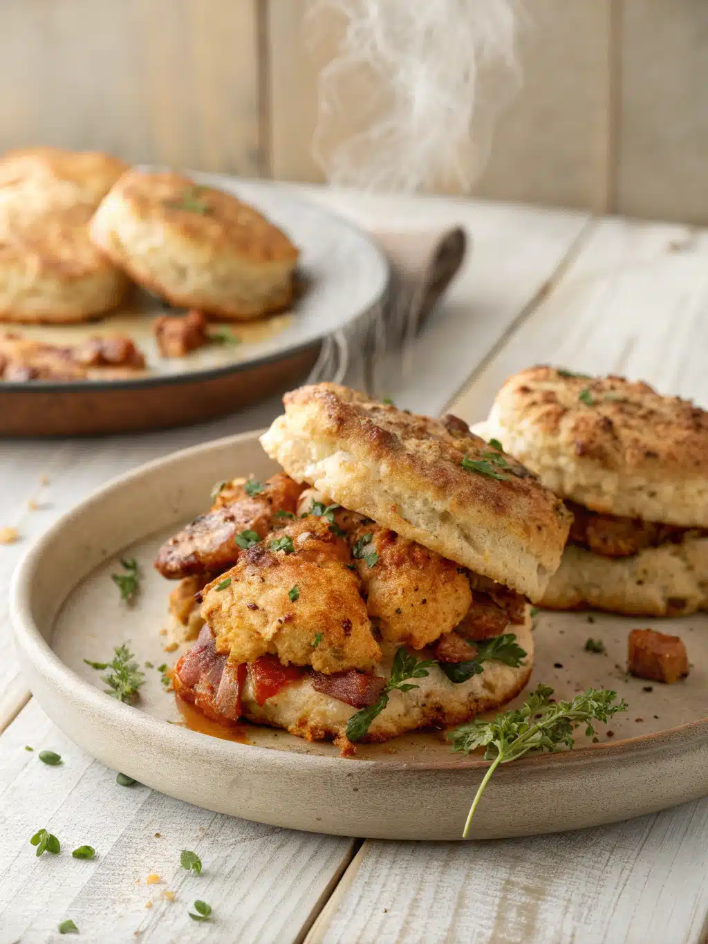 Red Lobster biscuit chicken with quick freshness
