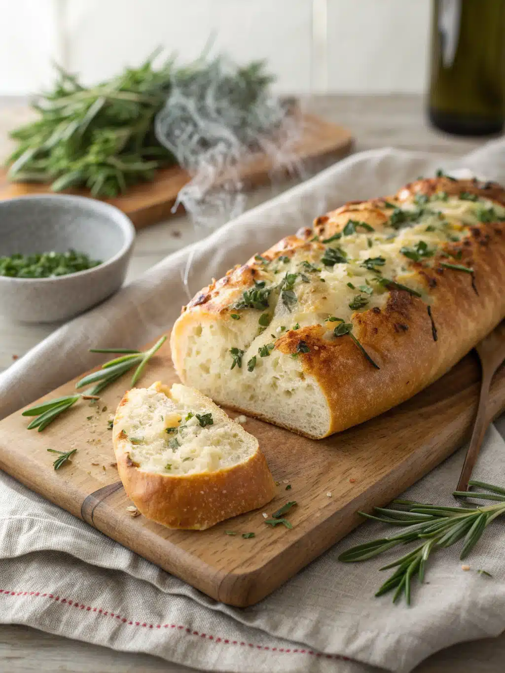 Genius Italian herb cheese bread make-ahead for holidays