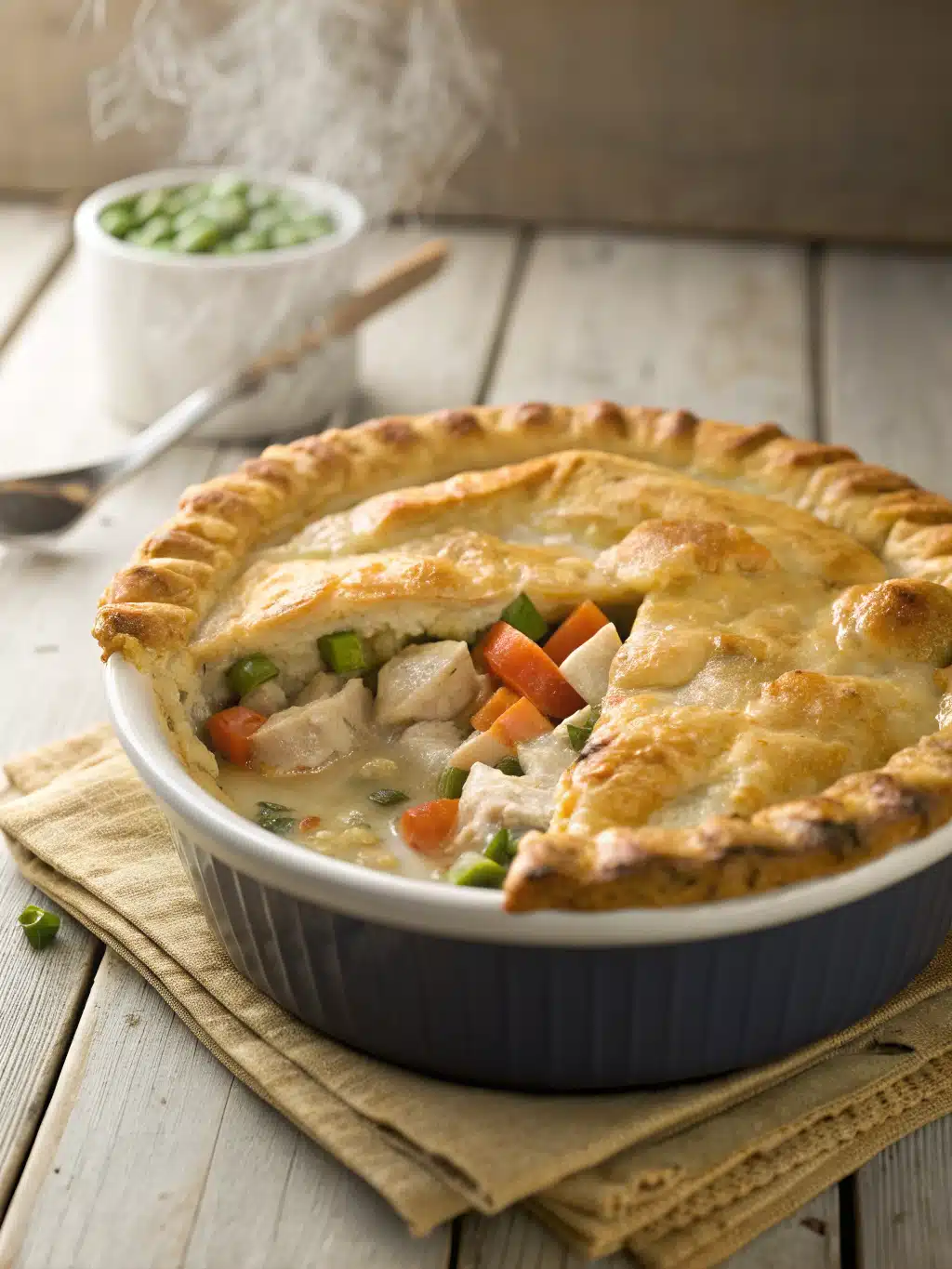 Chicken Pot Pie with a Genius Flaky Crust