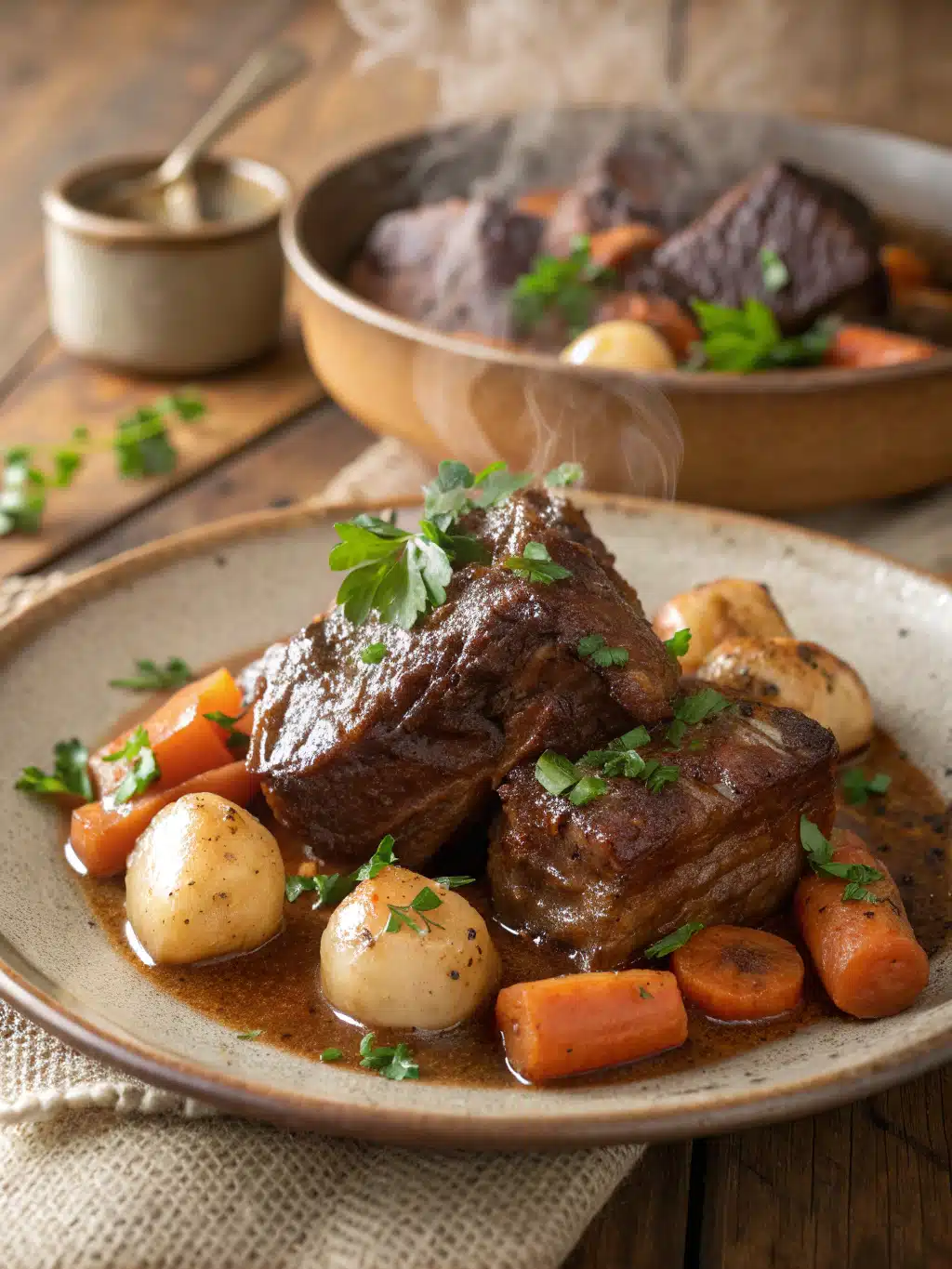 Crockpot beef short ribs for cozy winter comfort